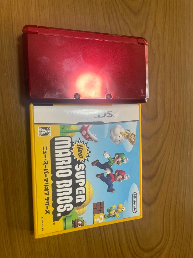 ニンテンドー3dsジャンク品　スーパーマリオソフト付き