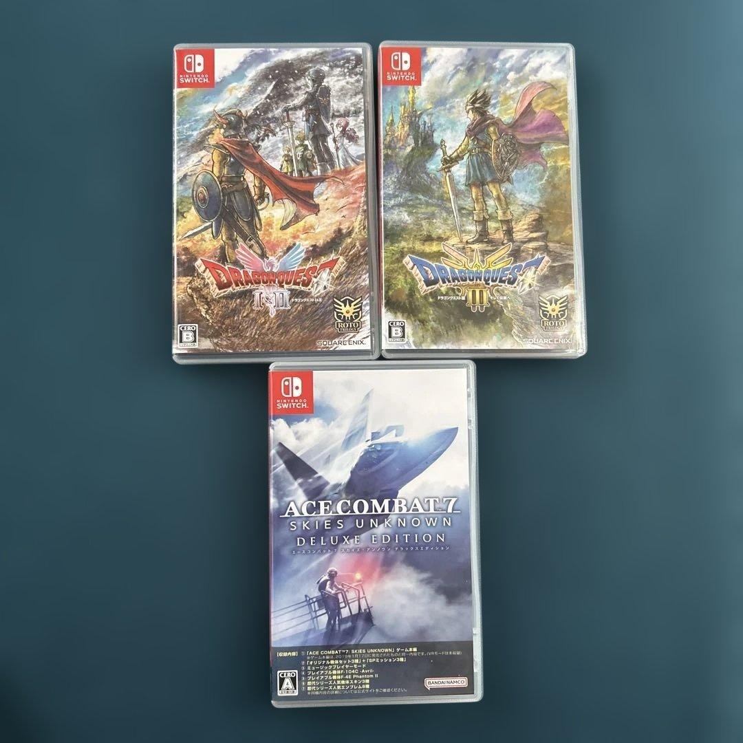 ドラゴンクエストI・II 、III& ACE COMBAT 7 セット
