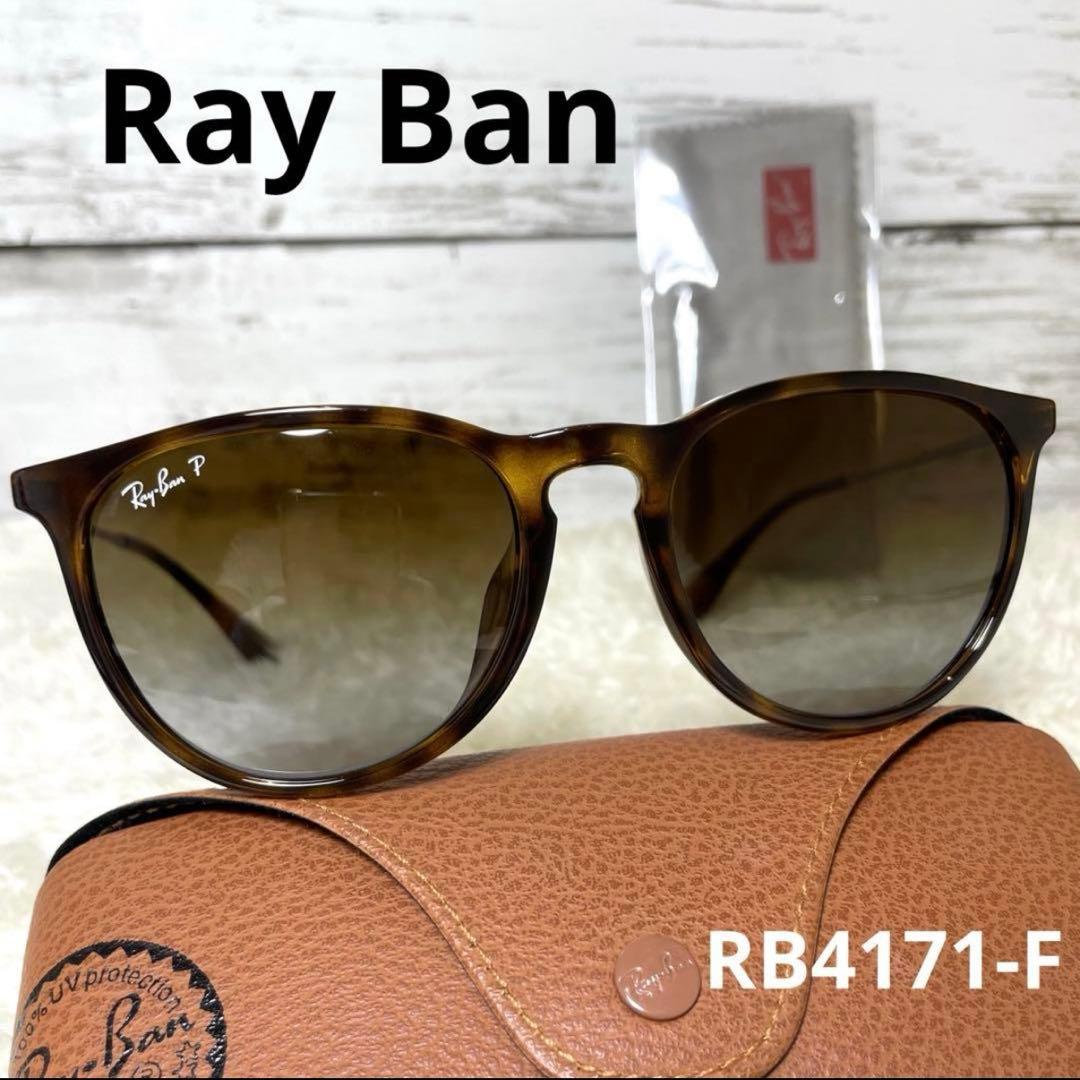 Ray Banレイバン ERIKA ベッコウ調/偏光レンズ　ケース、クロスセット