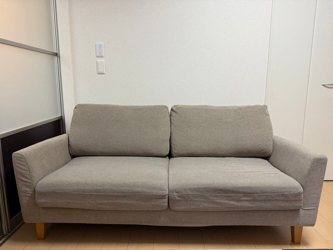モモナチュラル ファブリック 2,5人掛けソファ