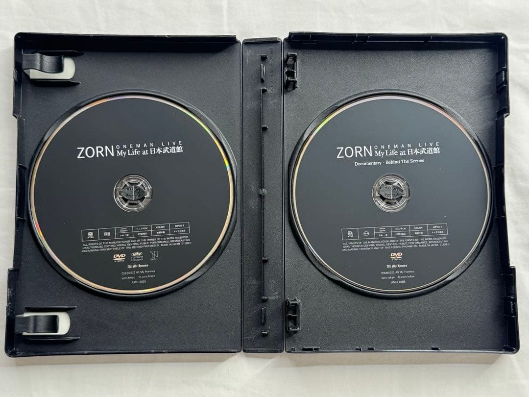 ZORN My Life at 武道館　DVD ポストカード付