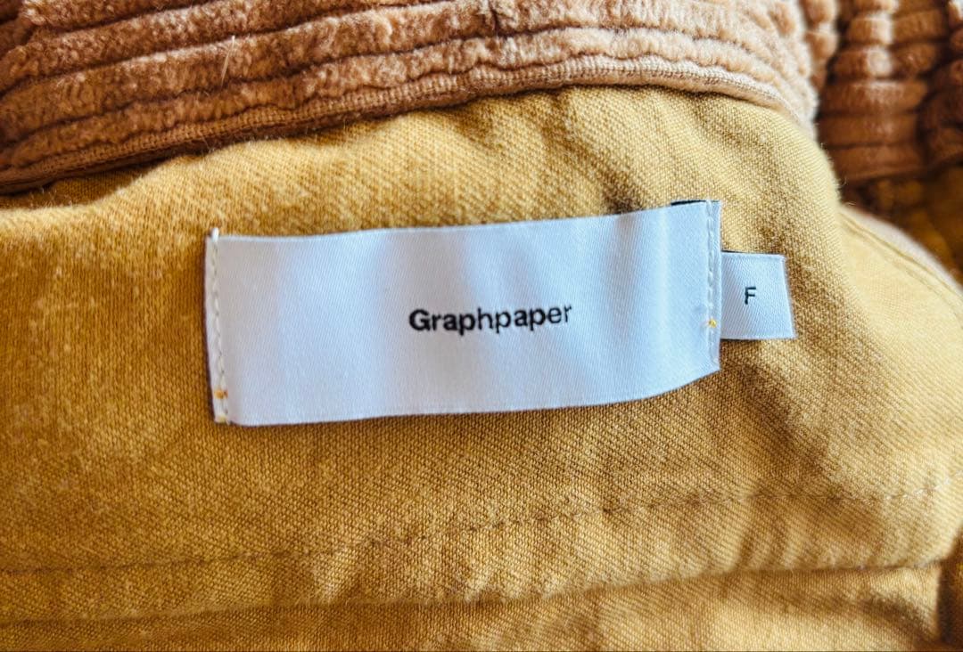 graphpaper グラフペーパー コーデュロイパンツcomoli