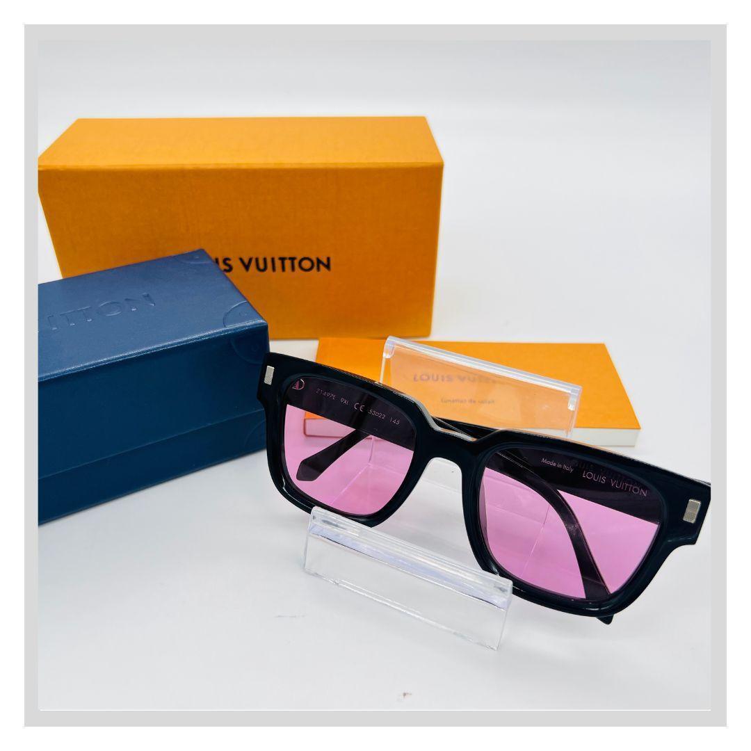 ちくわ　ヴィトン LVエスケイプ スクエア サングラス と　マネークリップ