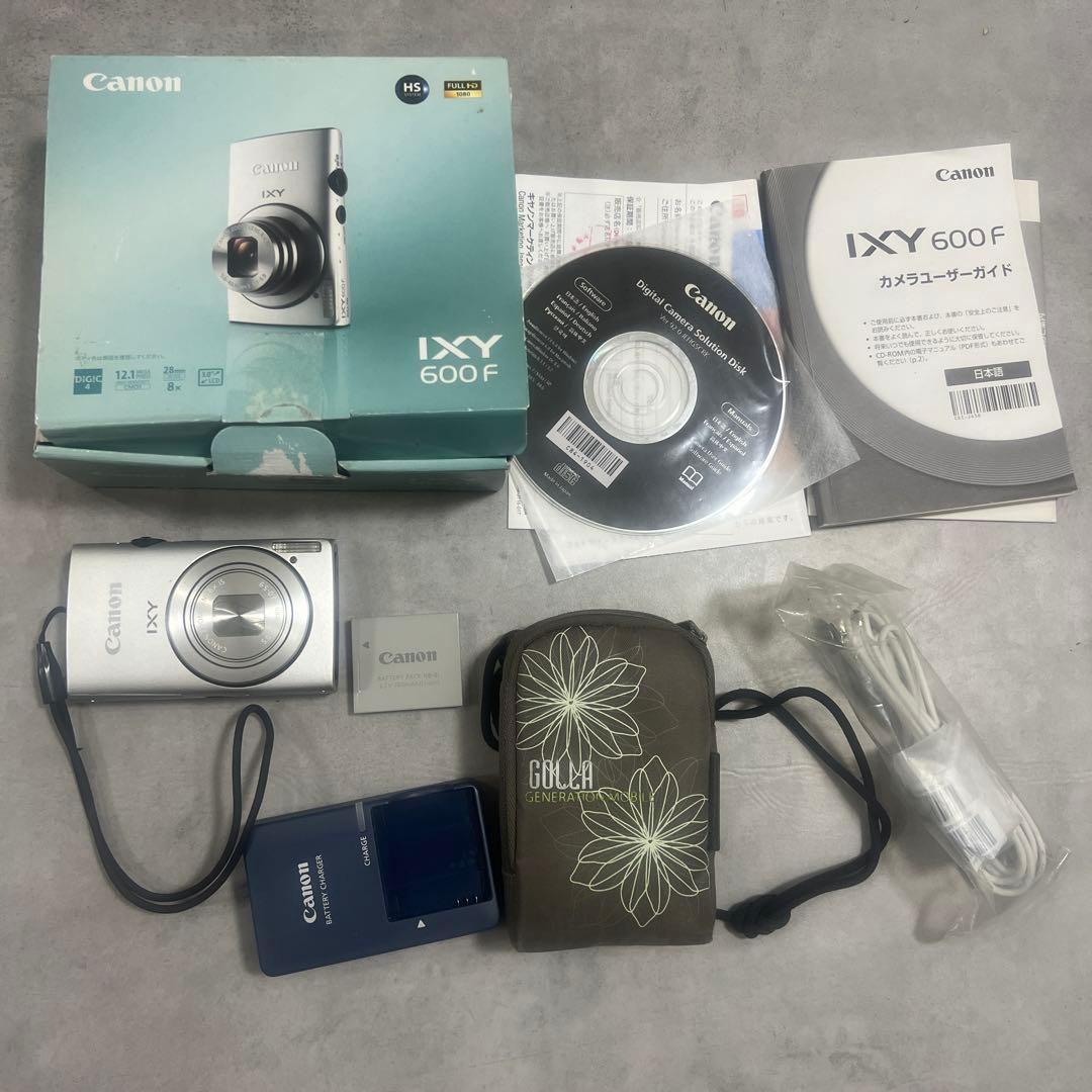 美品　Canon IXY 600f シルバー 動作良好