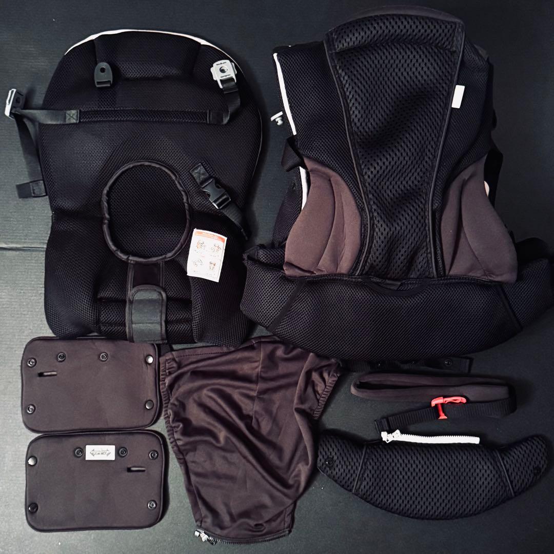 【極美品】Aprica コアラ ウルトラメッシュEX 抱っこひも ブラック