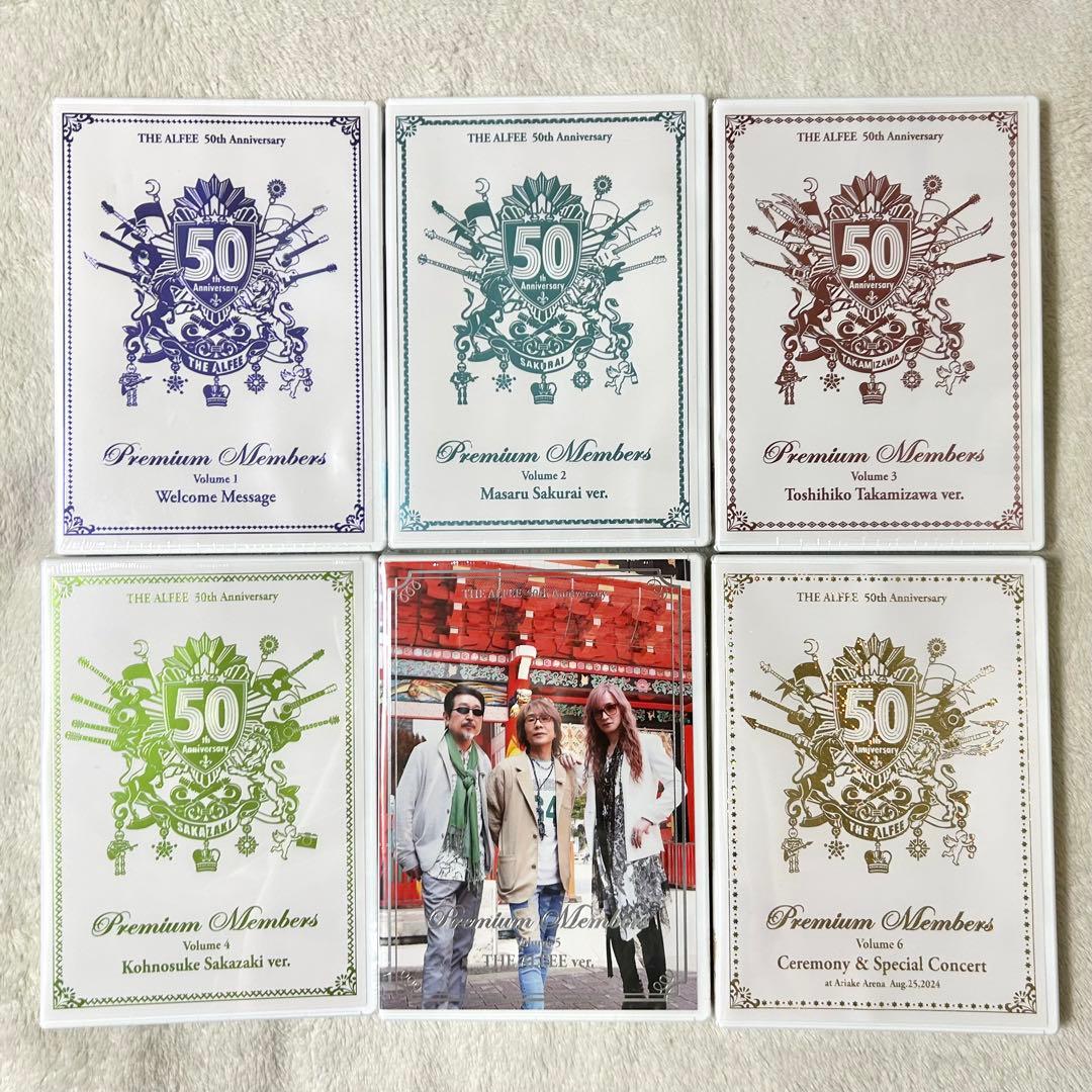 THE ALFEE Premium Members DVD 全6巻セット
