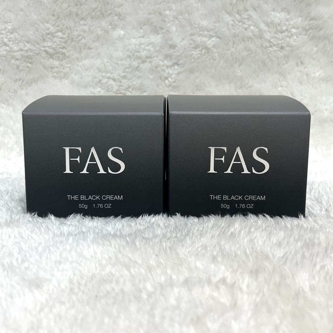 新品未開封　ファス　FAS ザ ブラック クリーム 50g 2箱セット