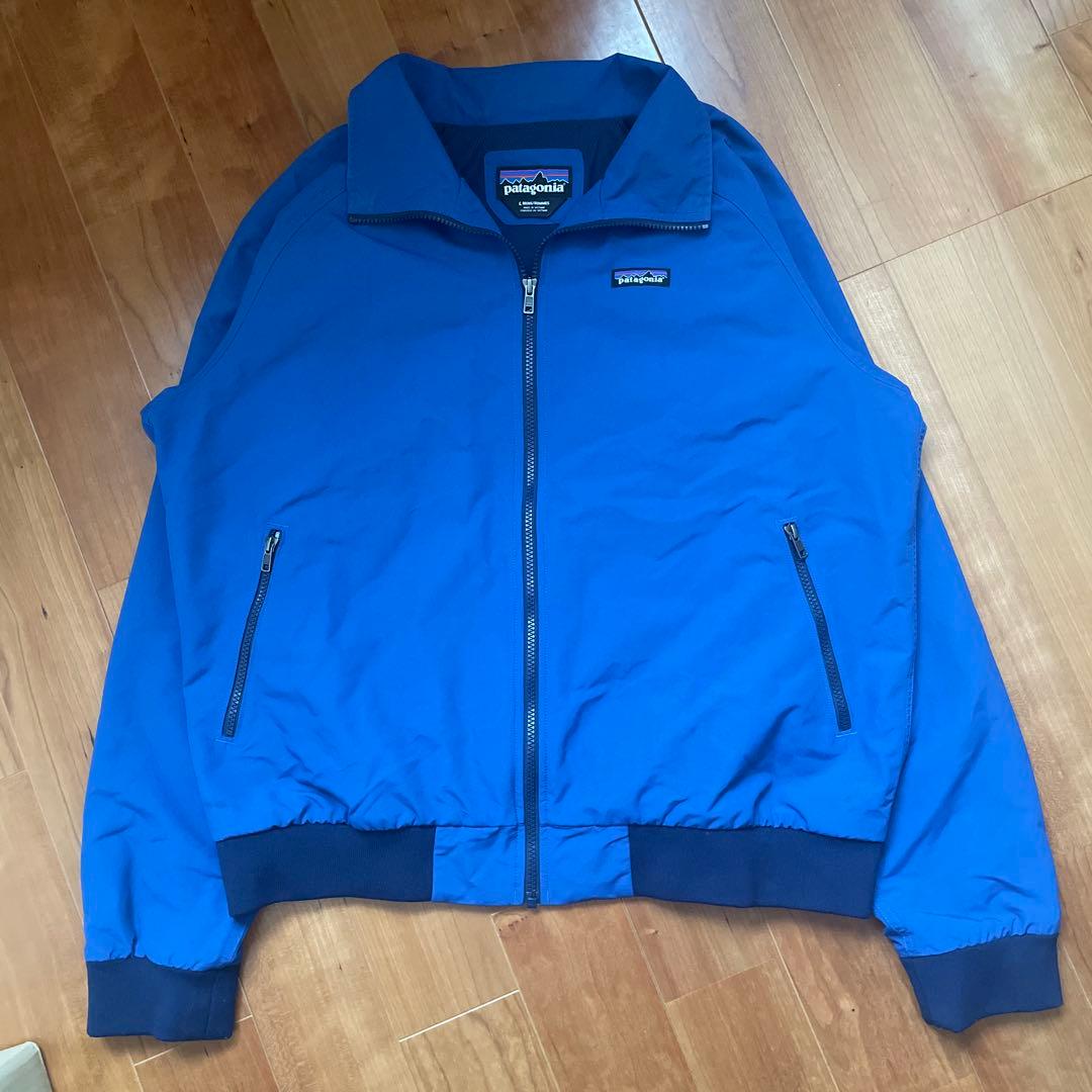 廃盤 patagonia 青 Lサイズ ナイロンジャケット バギーズジャケット