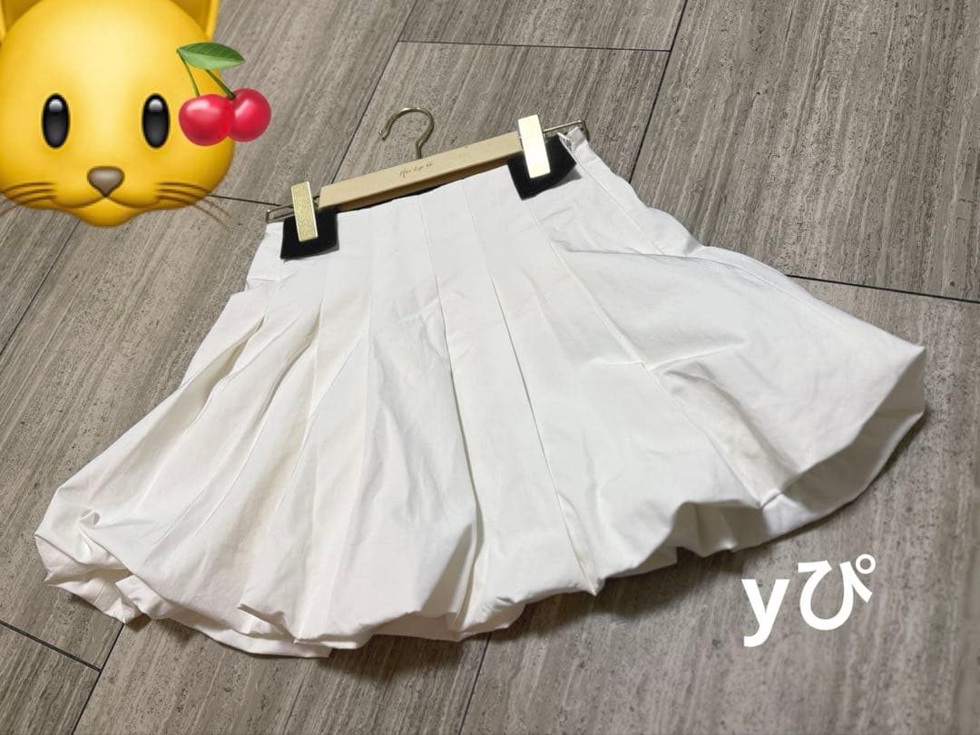 Herliptoハーリップトゥ Bubble Cotton Mini Skirt