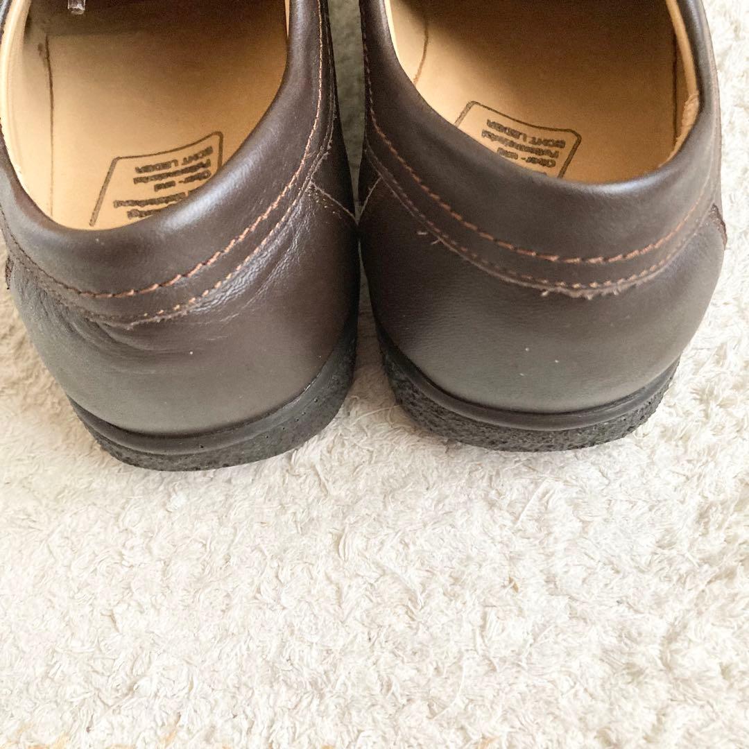 jacoform ヤコフォーム　レザー　コンフォートシューズ　茶　ブラウン