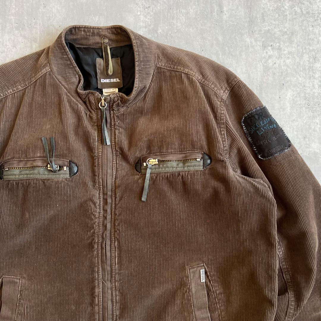 あわず様　00s　DIESEL　ディーゼル　太畝　コーデュロイジャケット