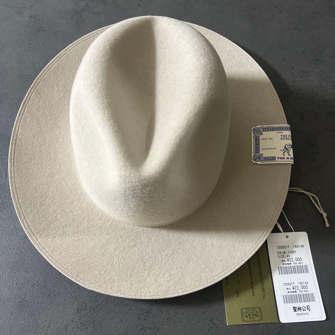 【新品】THE H.W DOG＆CO. TRAVELERS HAT サイズ40