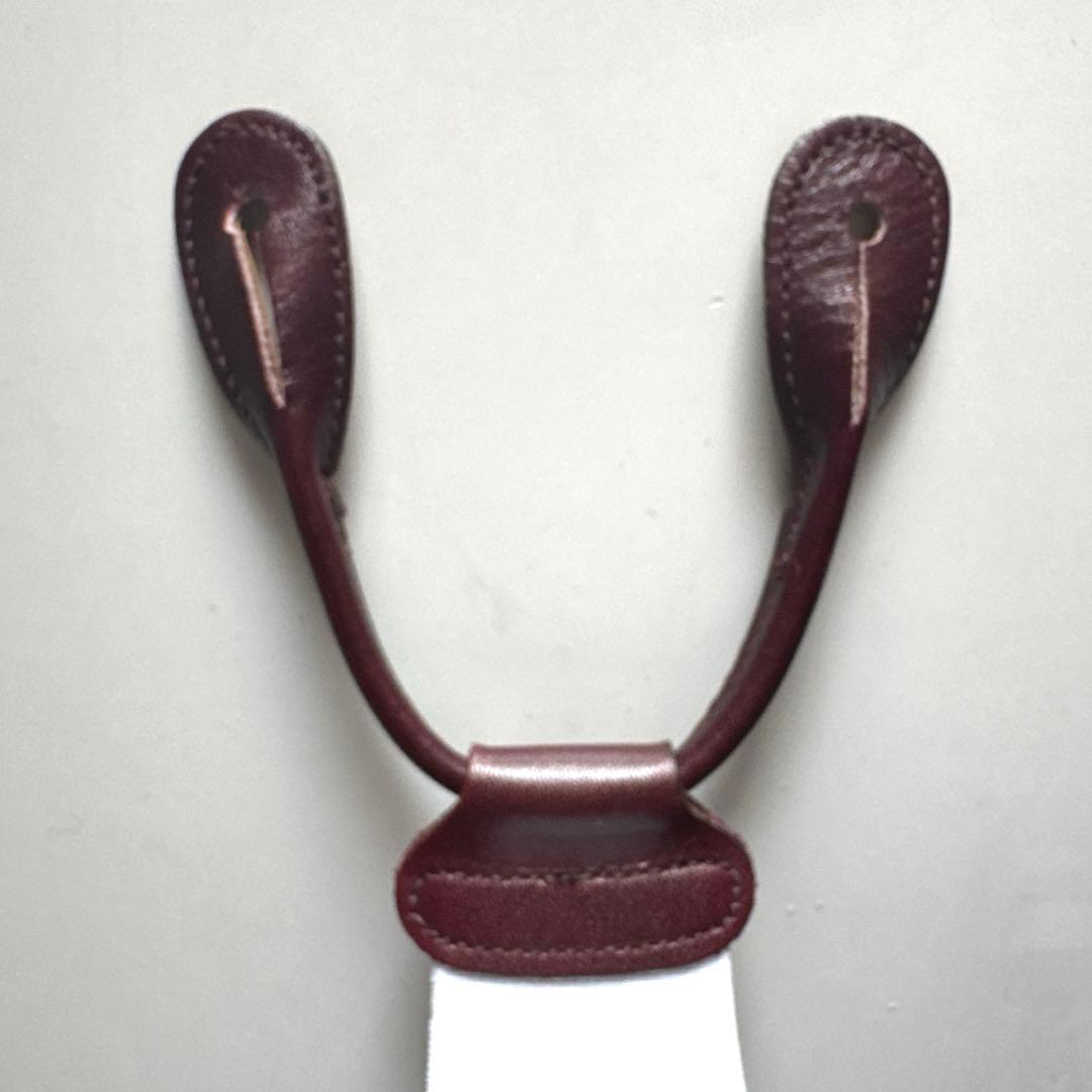 【美品】ブルックスブラザーズ　Y字型サスペンダー　イギリス製