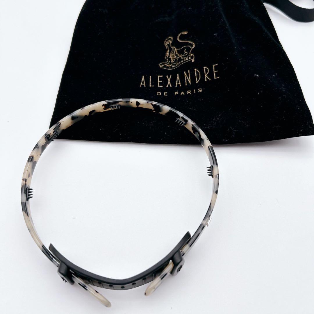 【美品】　ALEXANDRE DE PARIS べっ甲柄　カチューシャ
