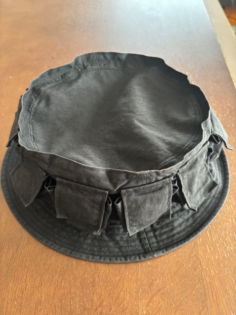 ジェネラルリサーチ　パラサイトポケット　ハット　ポークパイ　ブラック