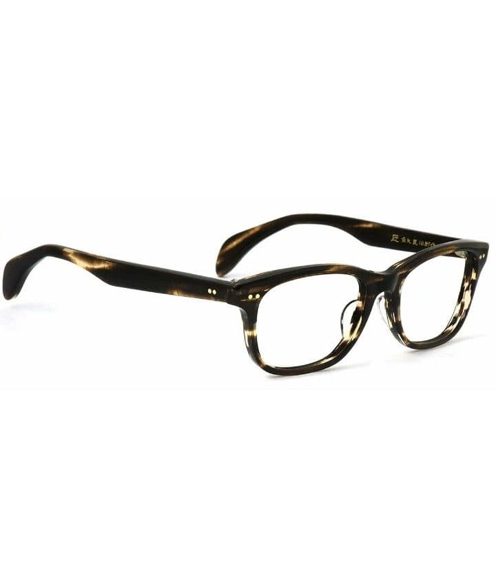 ☆匠 角矢甚治郎作【鯖江メガネ・新品】伊達メガネ　セルロイドフレーム　其27-ハ