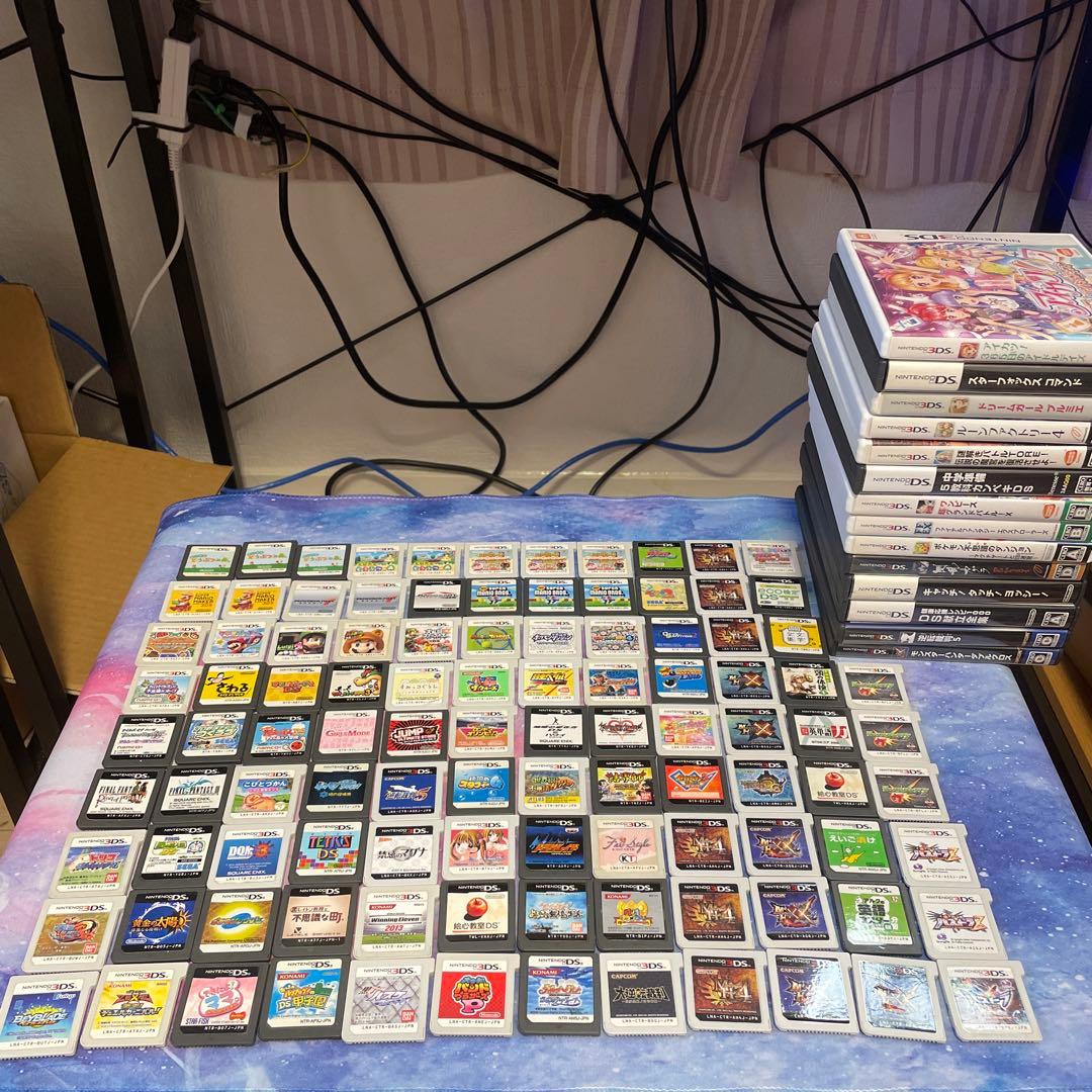 DS/3DSソフトまとめ売り ソフトのみ105本 ケースあり14本 合計119本