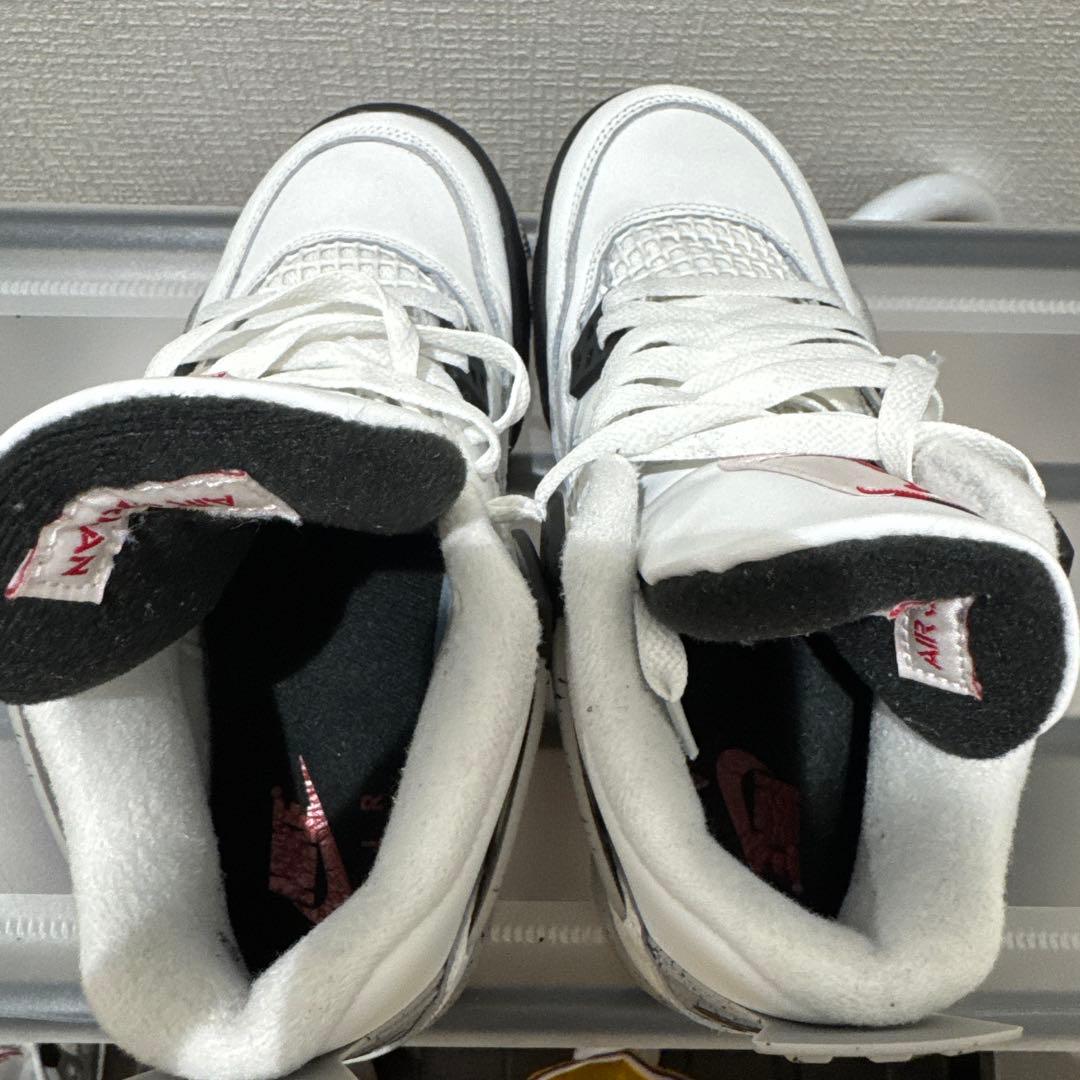 Air Jordan4 gs White/Cement（2025）