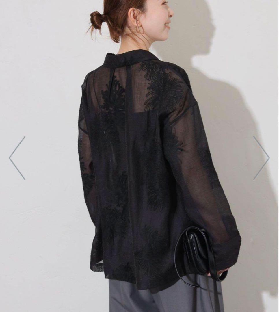 Jyojyono 様　ブラックシースルー刺繍シャツとカバン　2点まとめ買い