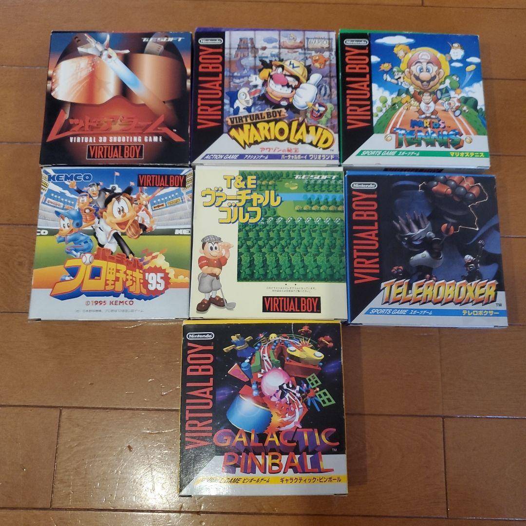 「glaaeさん専用」Nintendo Virtual Boy 本体ソフト7本付
