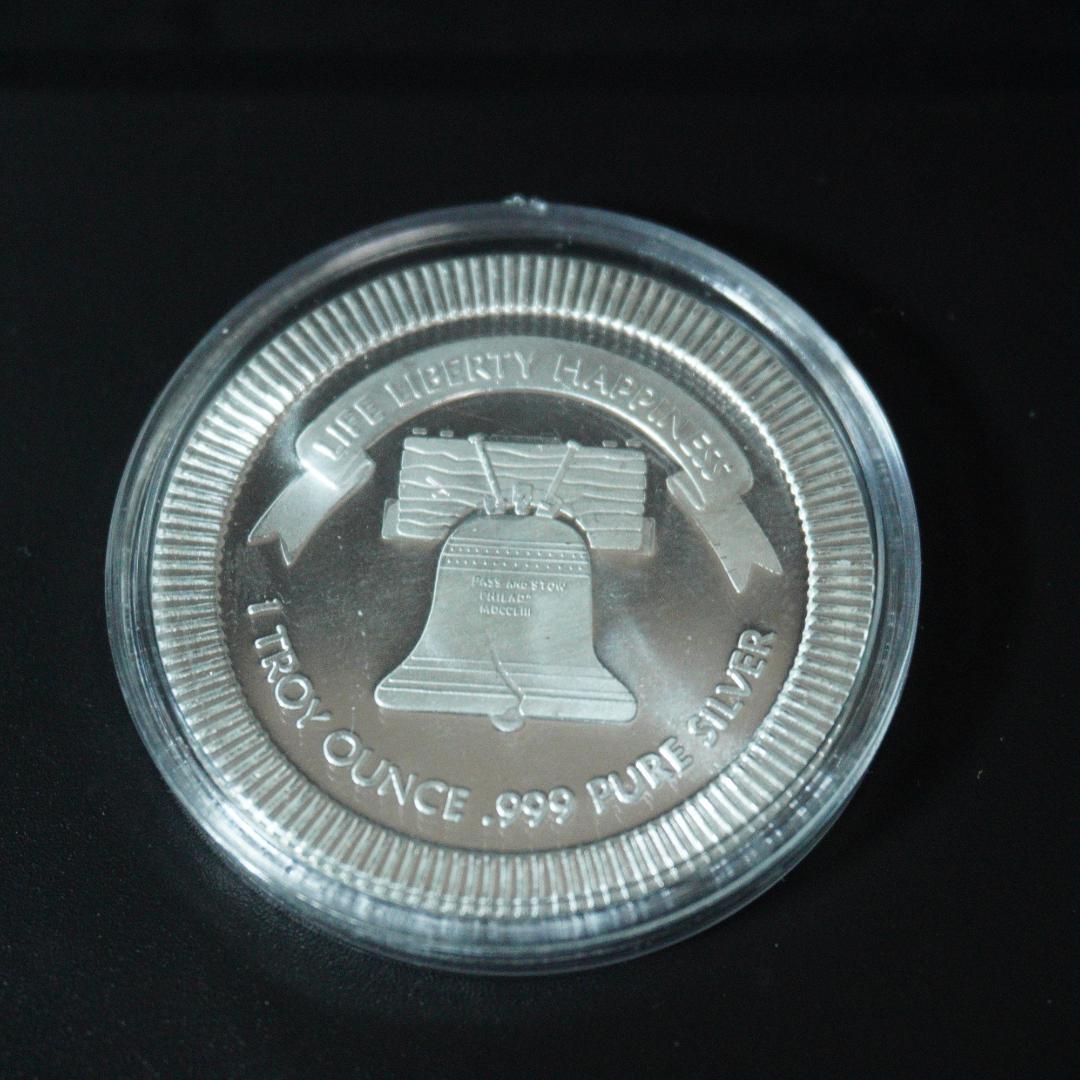 1オンス SilverTowne リバティベル 銀貨 シルバー ラウンド