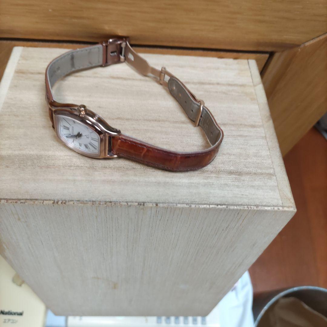 CITIZEN XC 腕時計 ブラウンレザー