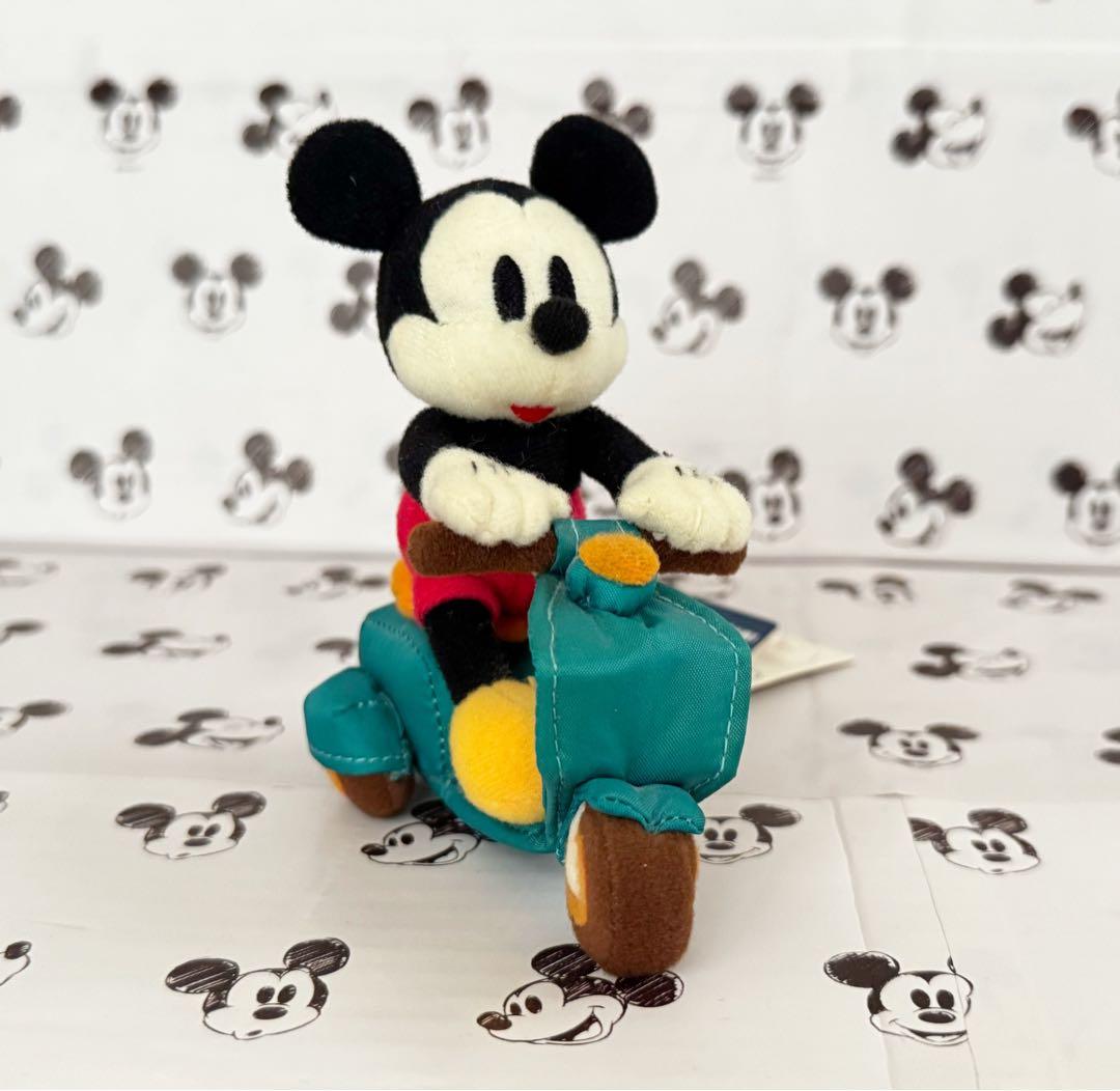 ディズニーリゾート　バイク　ミッキー　ぬいぐるみキーチェーン　マスコット