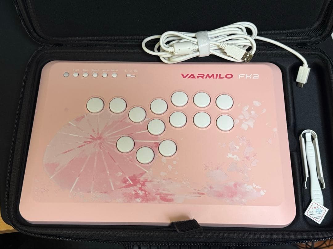 VARMILO FK2 不屈 レバーレスアーケードコントローラー 桜