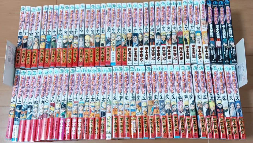 【ほぼ全巻初版・帯付き】NARUTO 全巻　外伝　サスケ烈伝　木ノ葉新伝