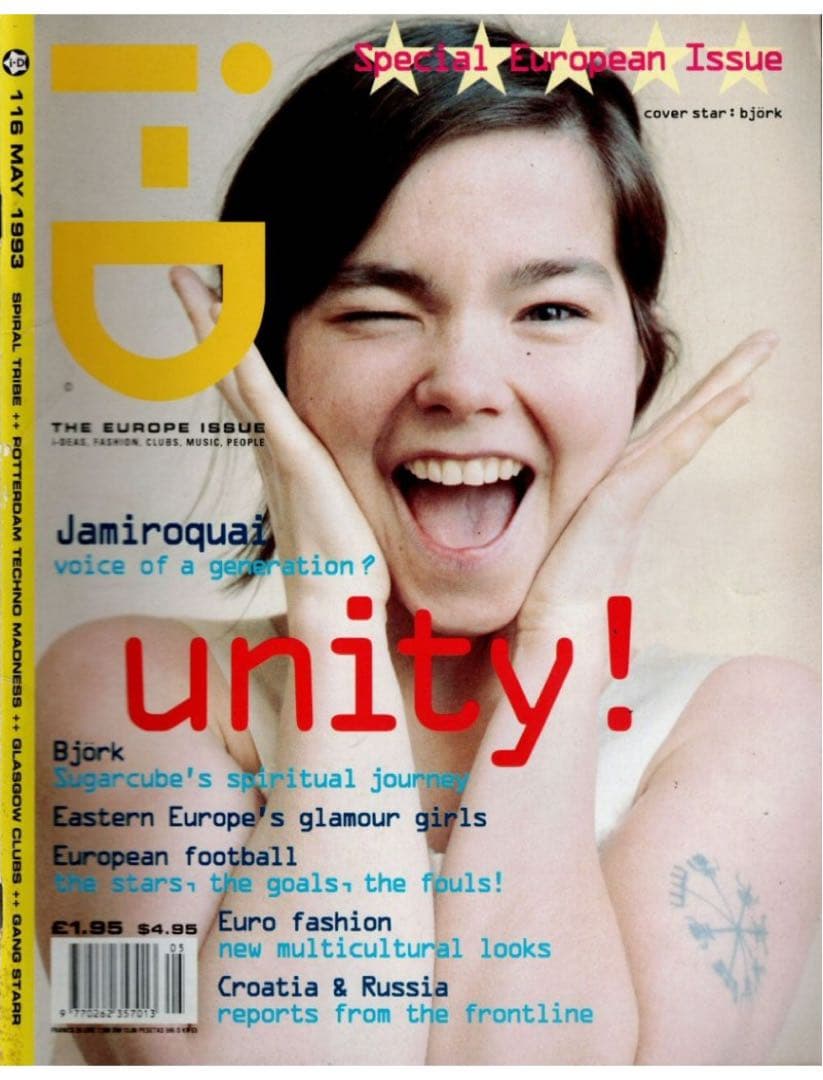 i-D Magazine May 1993 Bjork ビョーク表紙