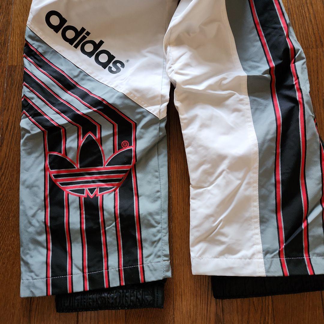 adidasアディダス　スノーボード　スキーウェア上下セットS白×黒×赤×グレー