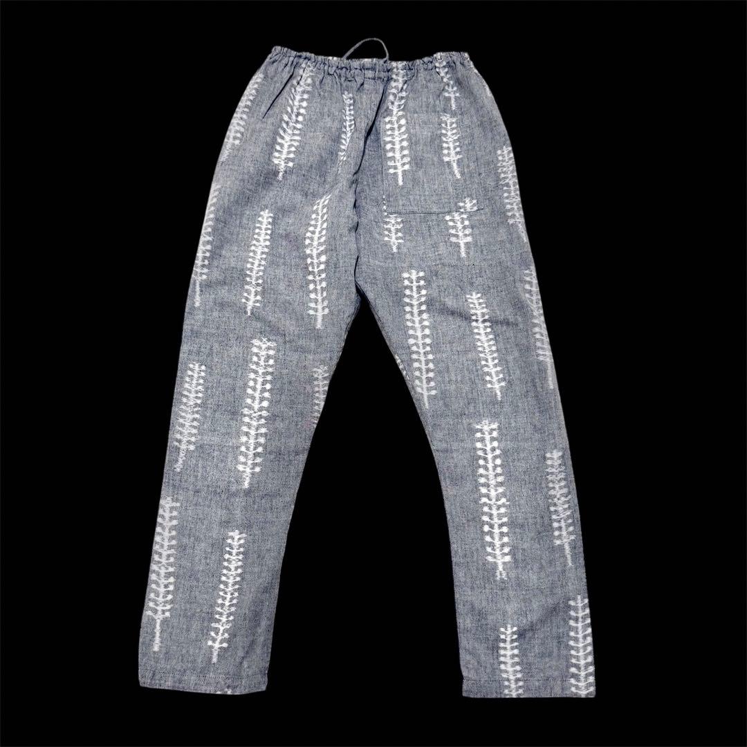 うなぎの寝床 ぺんぺん草 もんぺ カタカナ別注 M グレー