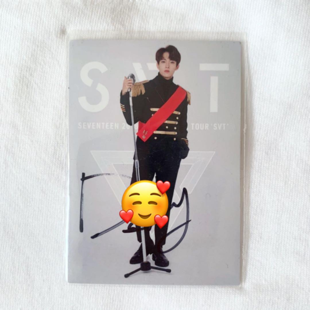 seventeen 直筆サイン　ドギョム