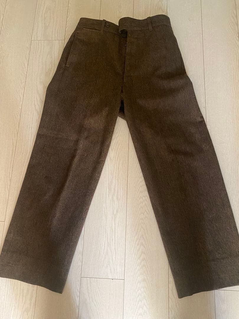 ゴンザレスアットラスト　ウールトラウザー32