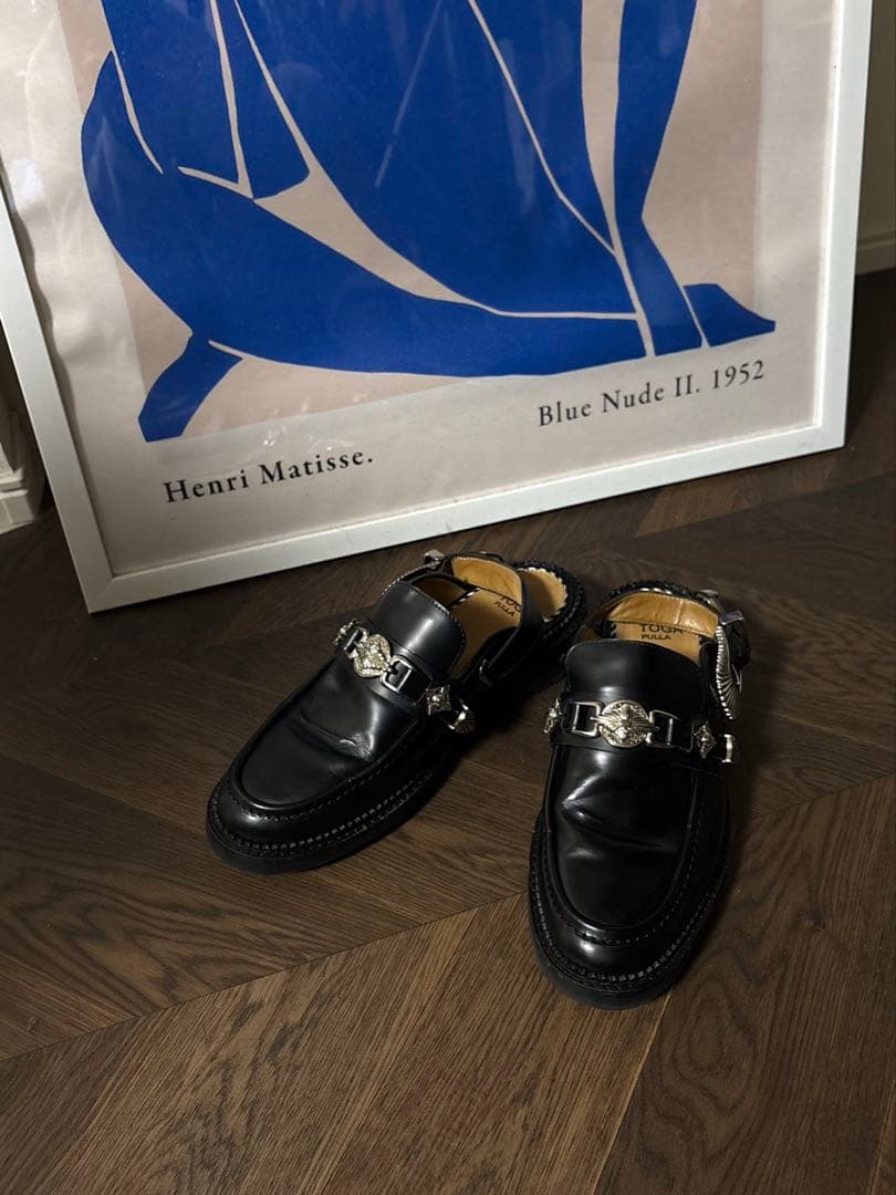 靴 TOGA PULLA L MULE LOAFER 38