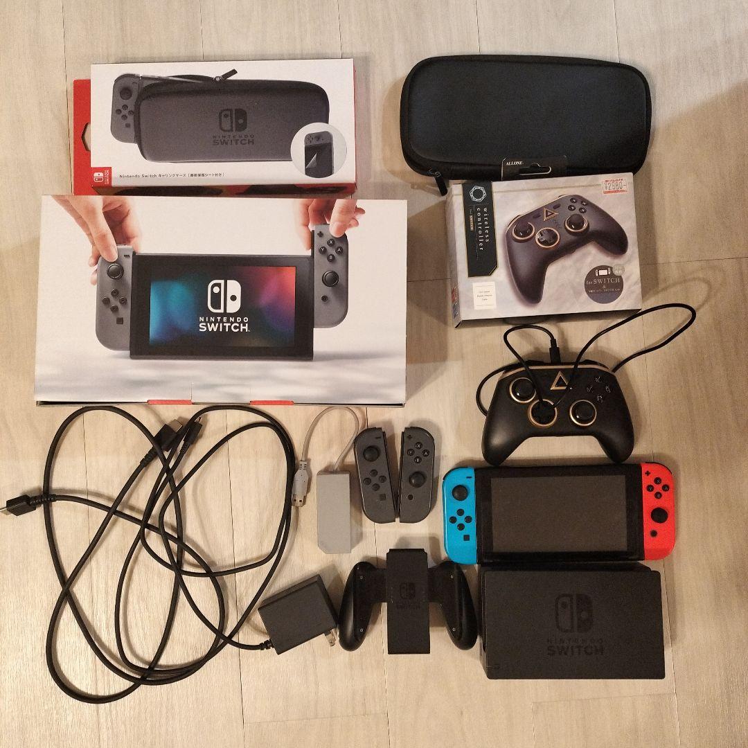 任天堂 Switch スイッチ 本体 コントローラー ケース セット