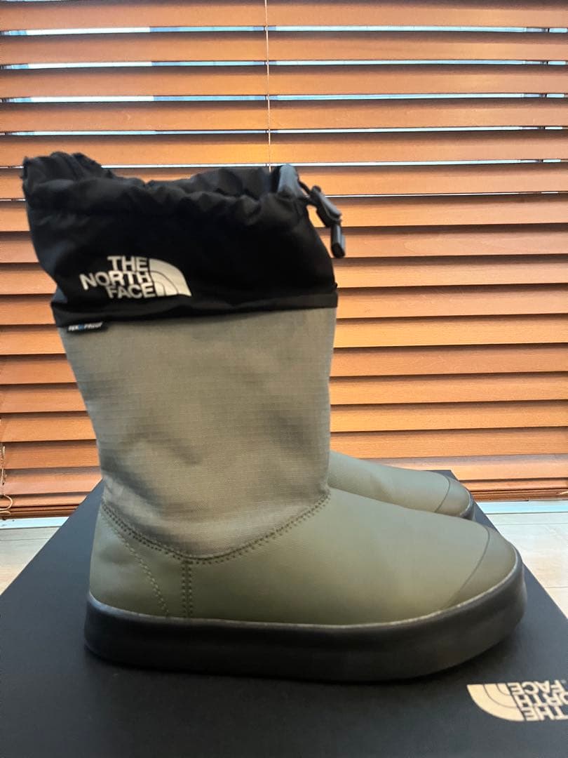 【美品】THE NORTH FACE 防水長靴 オリーブグリーン24㎝