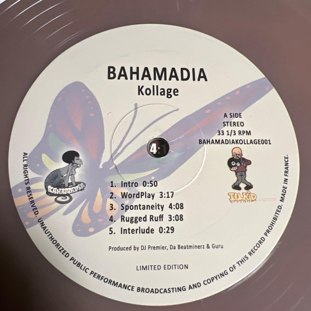 Bahamadia Kollage 2LP カラー盤　France盤
