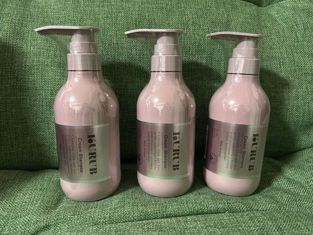 Kurub クリームシャンプー 3本セット