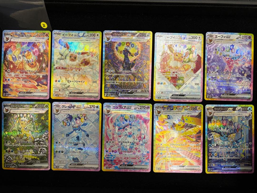 ブイズ ex SAR コンプ　10枚　テラスタルフェス　イーブイ進化ラインNO2