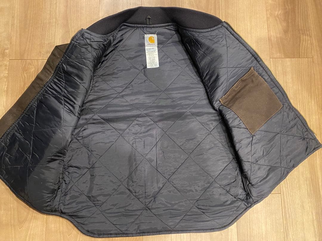 ★カーハート　carhartt ダックベスト V02 DKB★Lサイズ★