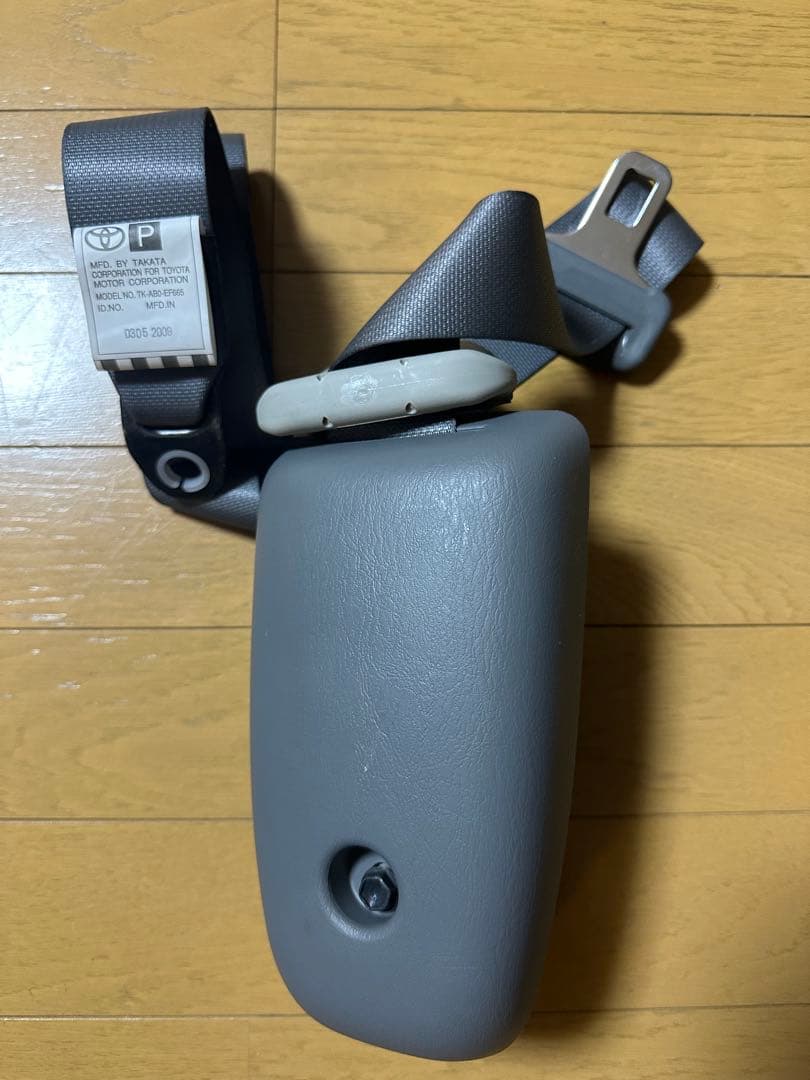 TOYOTA シートベルト グレー 自動巻き式