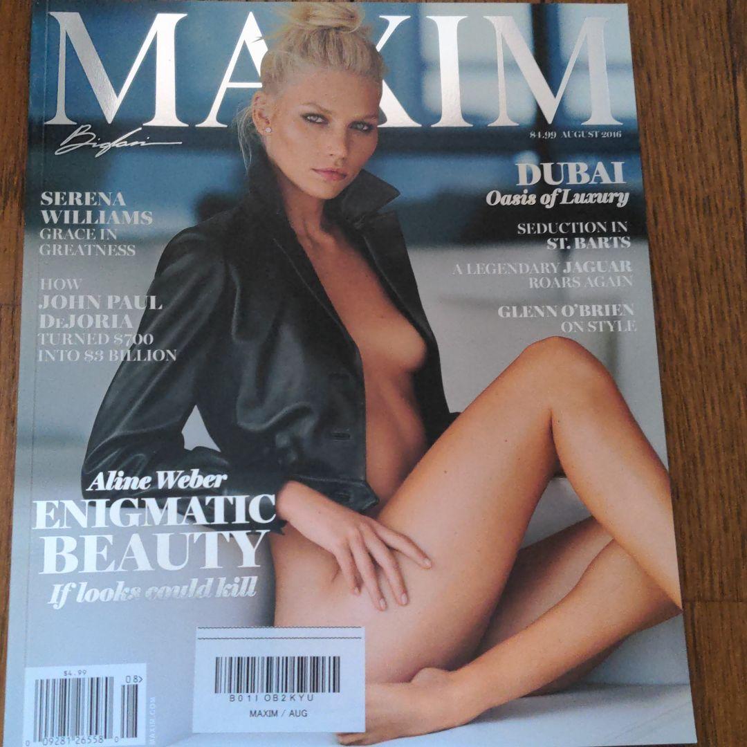 その他 Maxim  aug 2016 Aline Weber