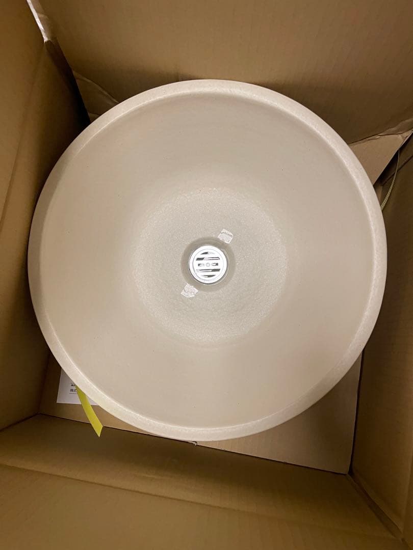 新品　ユニソン 陶芸ポット セレス 水栓パン シルクベージュ