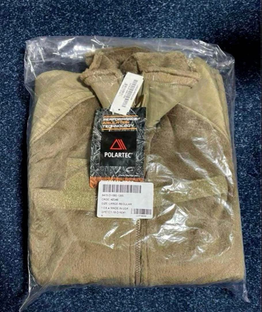 米軍実物 未使用品ECWCS LEVEL3 ポーラテック フリース Lサイズ