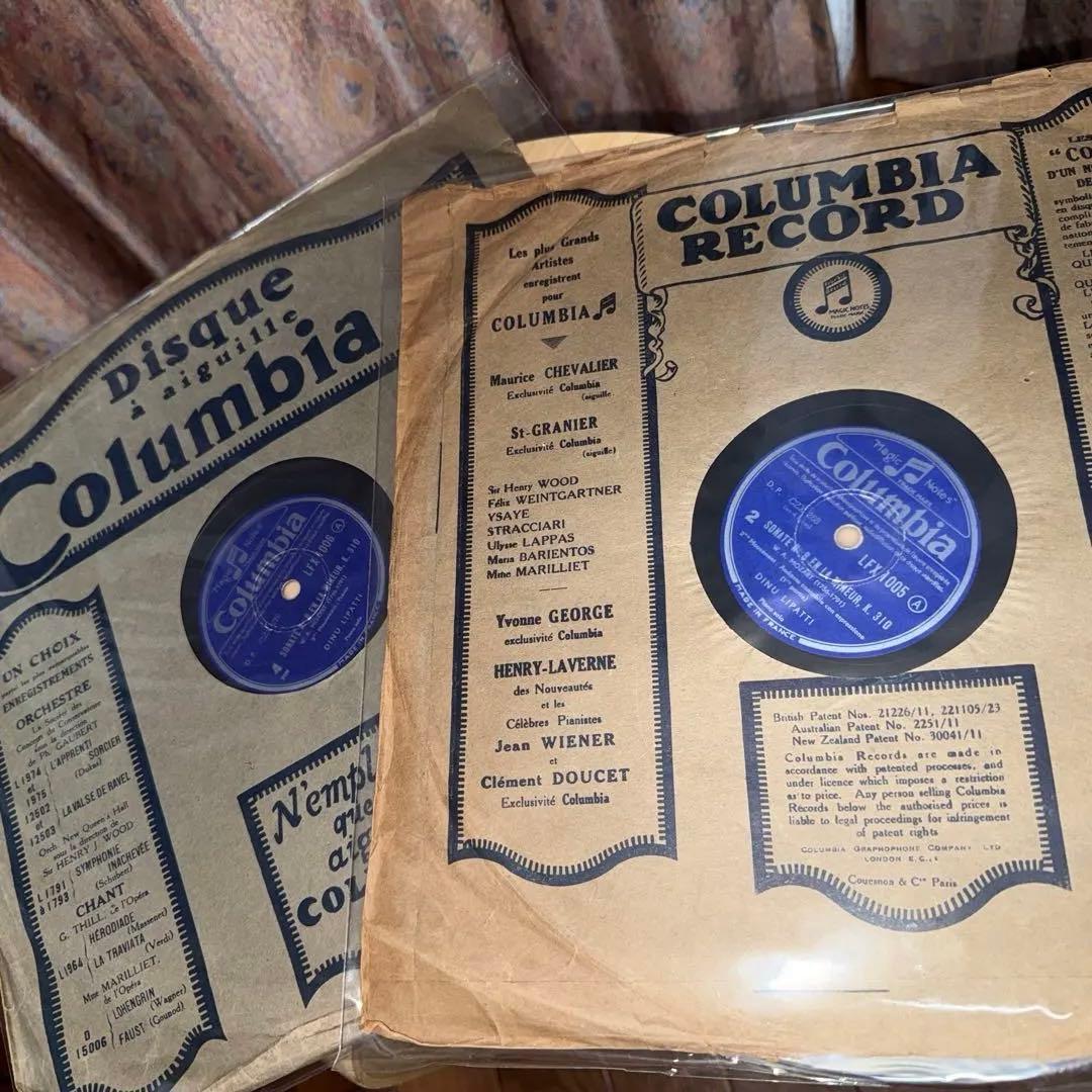 SP仏盤2枚組 DINU LIPATTI/MOZARTのsonata k310