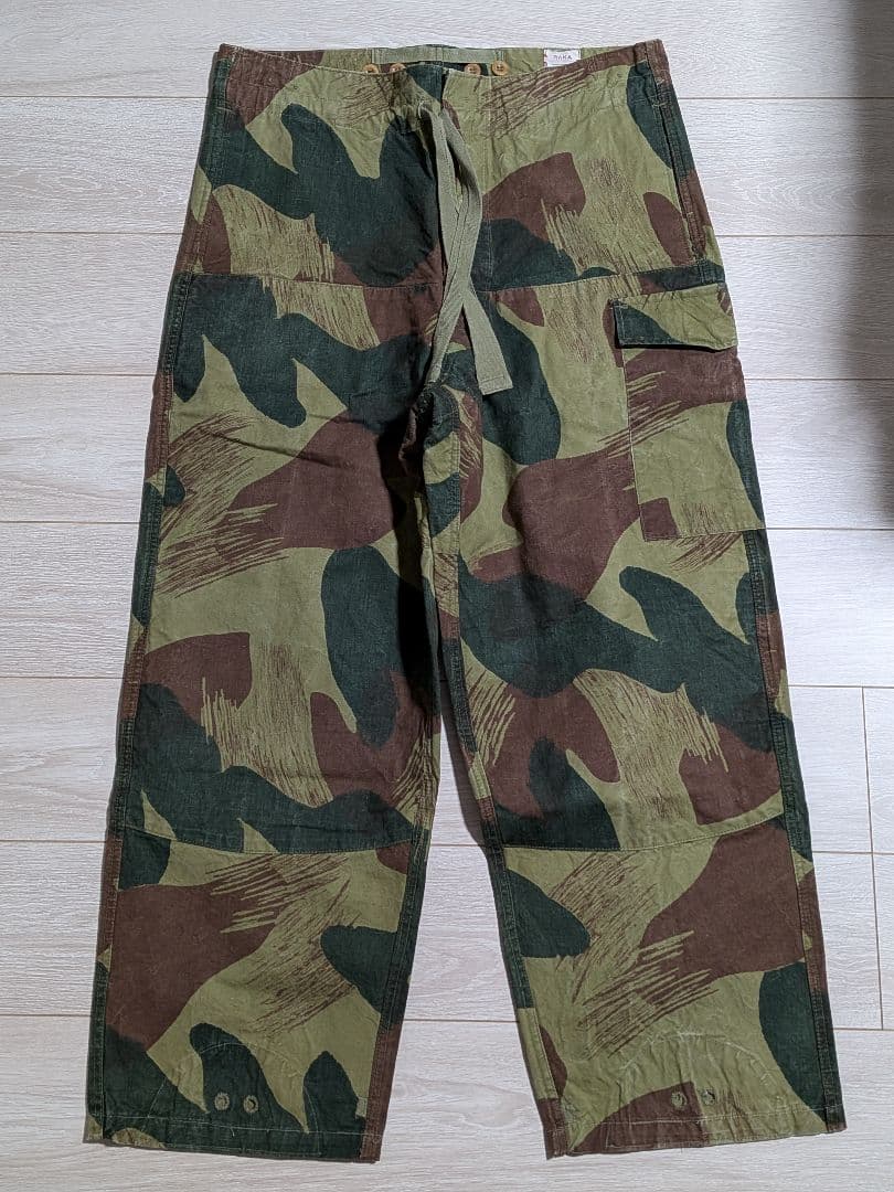 【最終価格】50s ベルギー軍 ブラッシュストロークカモ