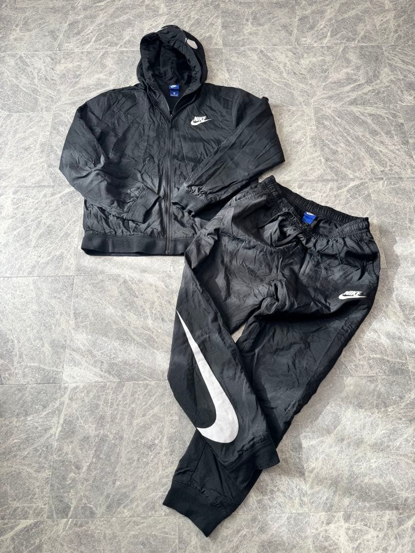 美中古 NIKE ナイロン セットアップ XL ナイキ