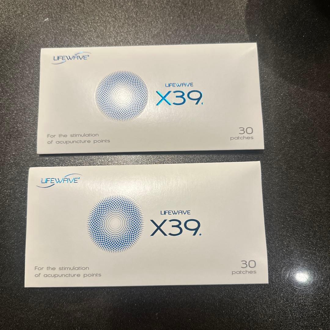 【新品未使用】LIFEWAVE X39 30枚入り✖️2袋説明書付き