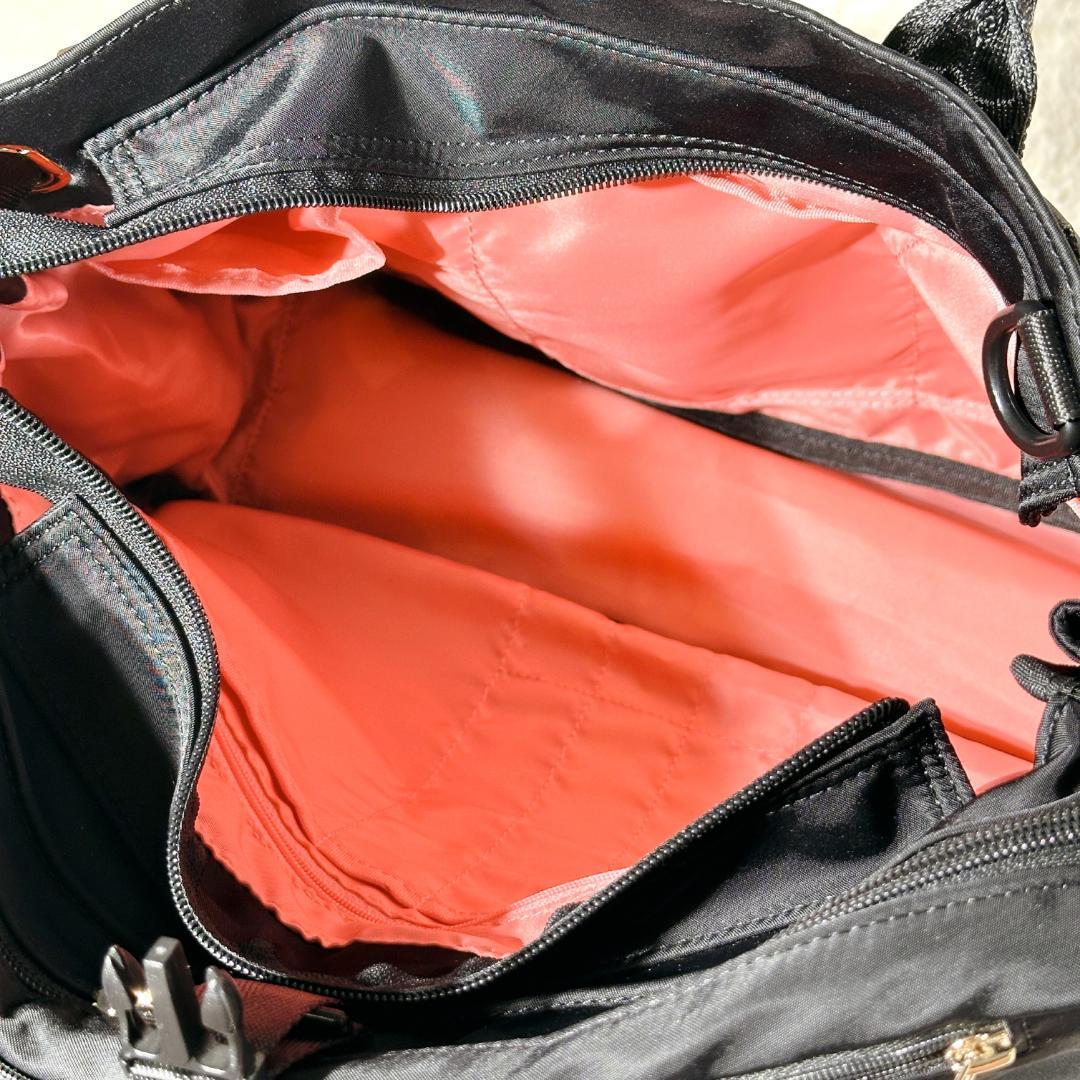 【 美品】セレーンエテール ナイロン 3way ビジネスバッグ A4収納 黒